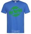 Men's T-Shirt Just Married March 2019 royal-blue фото