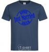 Men's T-Shirt Just Married April 2019 navy-blue фото