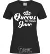 Женская футболка June Queen Черный фото