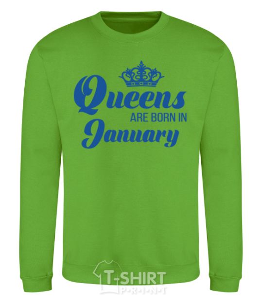 Sweatshirt January Queen orchid-green фото