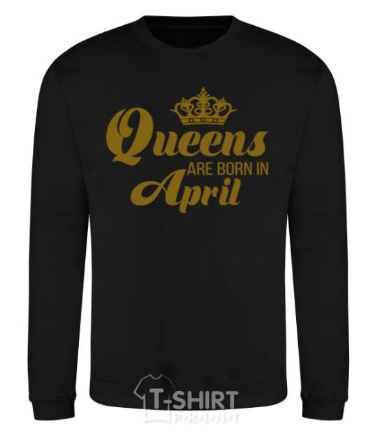 Свитшот April Queen Черный фото