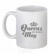 Чашка керамическая May Queen Белый фото