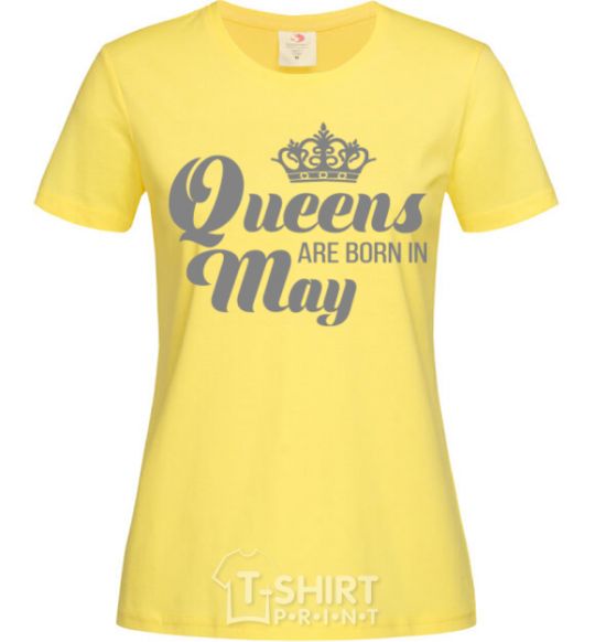 Women's T-shirt May Queen cornsilk фото