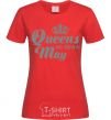 Women's T-shirt May Queen red фото