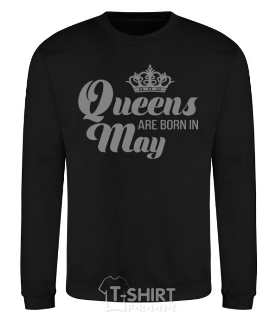 Sweatshirt May Queen black фото