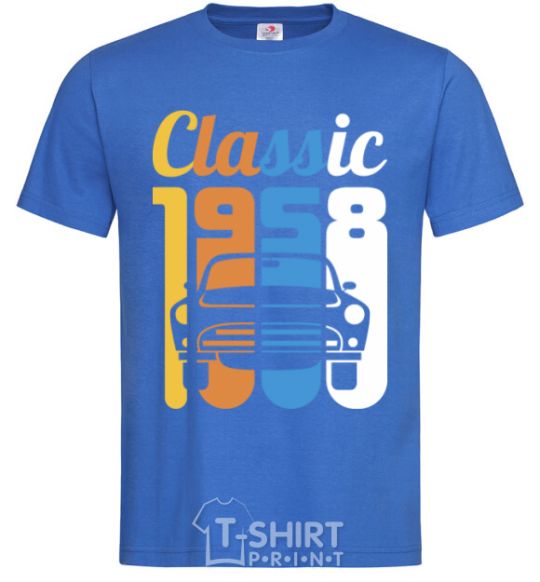 Men's T-Shirt Classic 1958 royal-blue фото