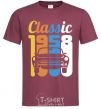 Men's T-Shirt Classic 1958 burgundy фото