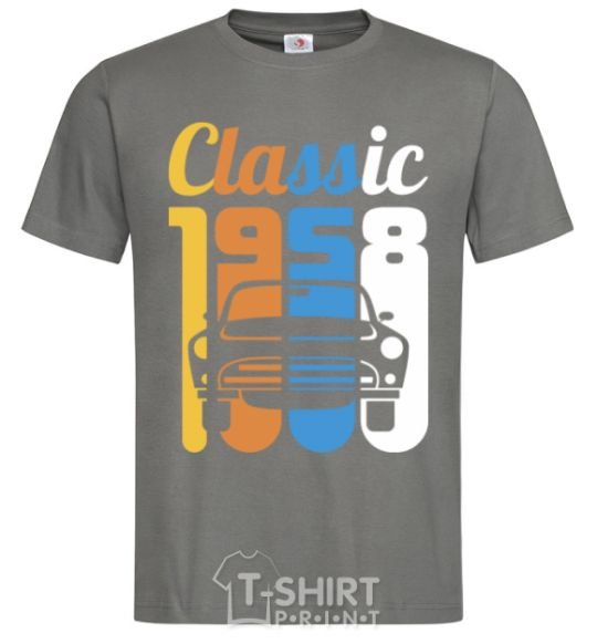 Men's T-Shirt Classic 1958 dark-grey фото