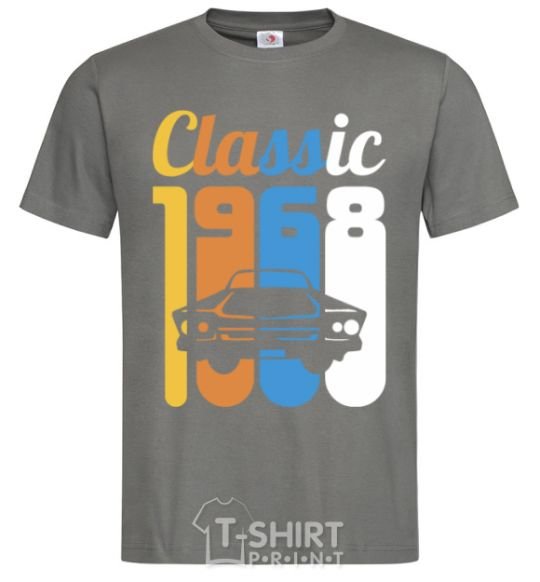 Men's T-Shirt Classic 1968 dark-grey фото