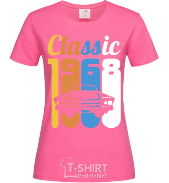 Women's T-shirt Classic 1968 heliconia фото