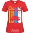 Women's T-shirt Classic 1968 red фото