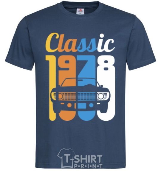 Men's T-Shirt Classic 1978 navy-blue фото