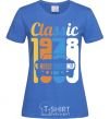 Women's T-shirt Classic 1978 royal-blue фото