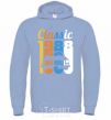 Men`s hoodie Classic 1988 sky-blue фото