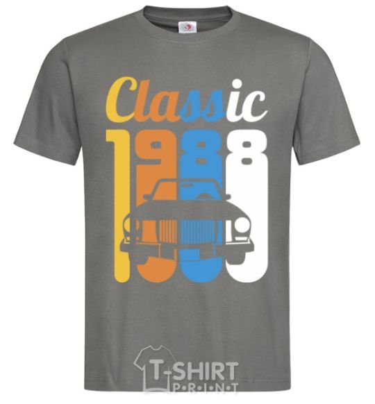 Men's T-Shirt Classic 1988 dark-grey фото