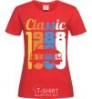 Women's T-shirt Classic 1988 red фото