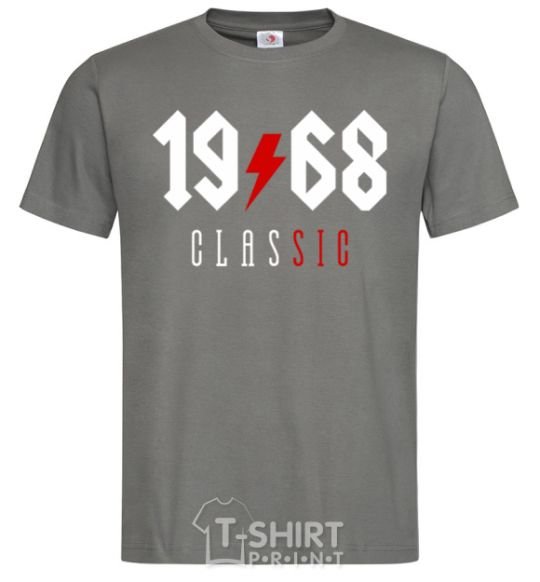 Men's T-Shirt 1968 Classic dark-grey фото