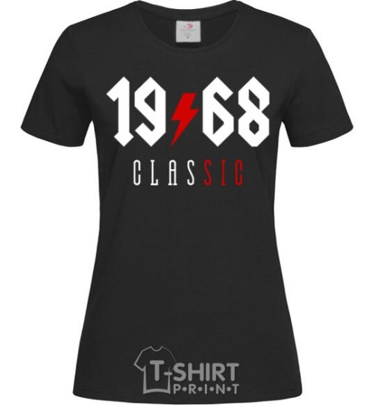 Women's T-shirt 1968 Classic black фото