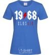 Women's T-shirt 1968 Classic royal-blue фото