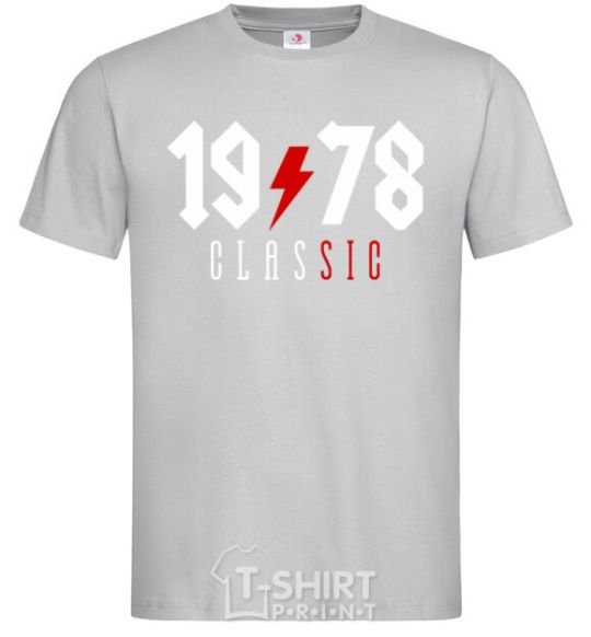 Men's T-Shirt 1978 Classic grey фото