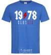 Men's T-Shirt 1978 Classic royal-blue фото