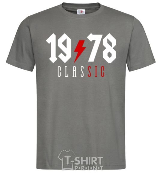 Men's T-Shirt 1978 Classic dark-grey фото