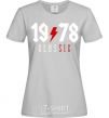 Women's T-shirt 1978 Classic grey фото