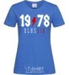 Women's T-shirt 1978 Classic royal-blue фото