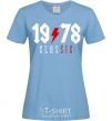 Women's T-shirt 1978 Classic sky-blue фото