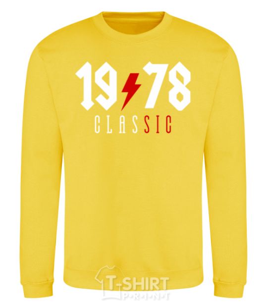 Sweatshirt 1978 Classic yellow фото