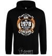 Men`s hoodie June 1978 40 years of being Awesome black фото