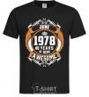 Men's T-Shirt June 1978 40 years of being Awesome black фото