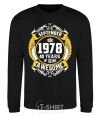 Sweatshirt September 1978 40 years of being Awesome black фото