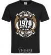 Men's T-Shirt December 1978 40 years of being Awesome black фото
