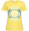 Women's T-shirt January 1978 40 years of being Awesome cornsilk фото