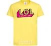 Детская футболка Logo Lol surprise Лимонный фото