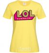 Women's T-shirt Logo Lol surprise cornsilk фото