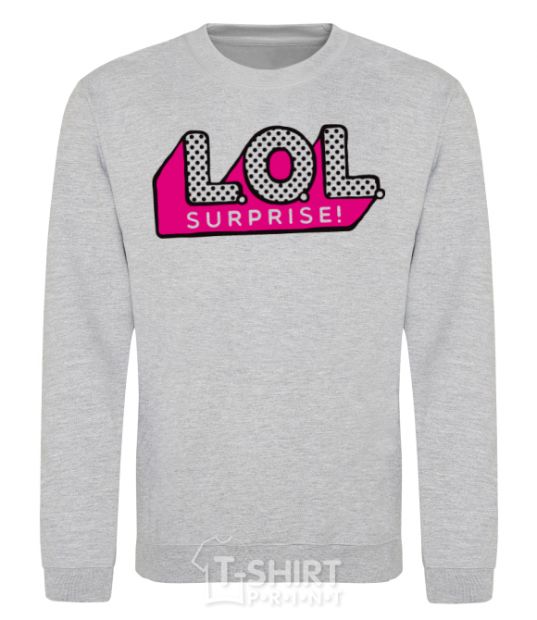 Sweatshirt Logo Lol surprise sport-grey фото