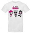 Men's T-Shirt Lol surprise three dolls White фото