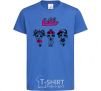 Kids T-shirt Lol surprise three dolls and a unicorn royal-blue фото