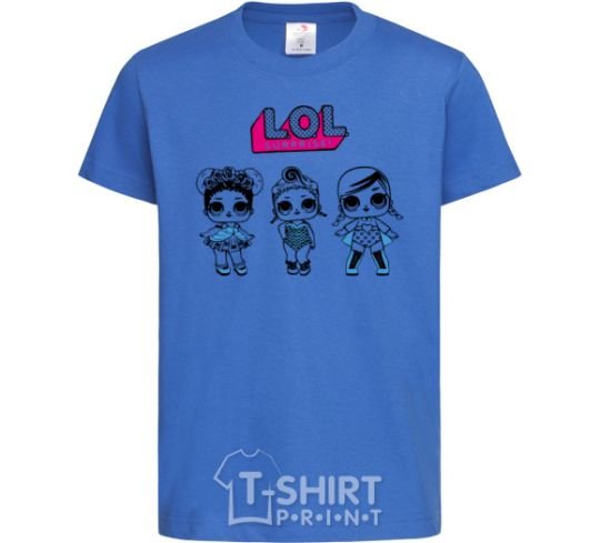 Kids T-shirt Lol Super royal-blue фото