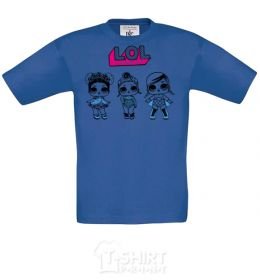 Kids T-shirt Lol Super royal-blue фото