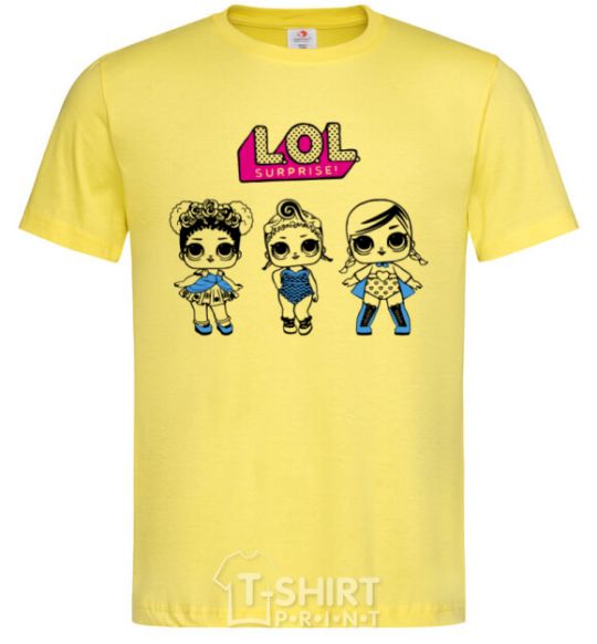 Мужская футболка Lol Super Лимонный фото