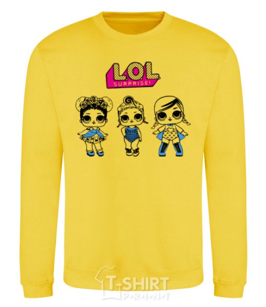 Sweatshirt Lol Super yellow фото