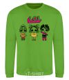 Sweatshirt Lol in curlers orchid-green фото