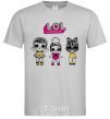 Men's T-Shirt Lol heart glasses grey фото