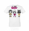 Men's T-Shirt Lol heart glasses White фото