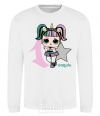 Sweatshirt A 1-year-old unicorn doll White фото