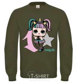 Sweatshirt A 1-year-old unicorn doll sand фото