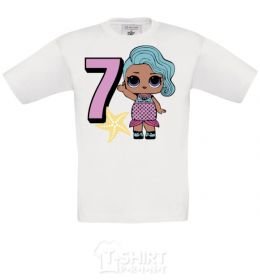 Kids T-shirt Mermaid doll 7 year old White фото